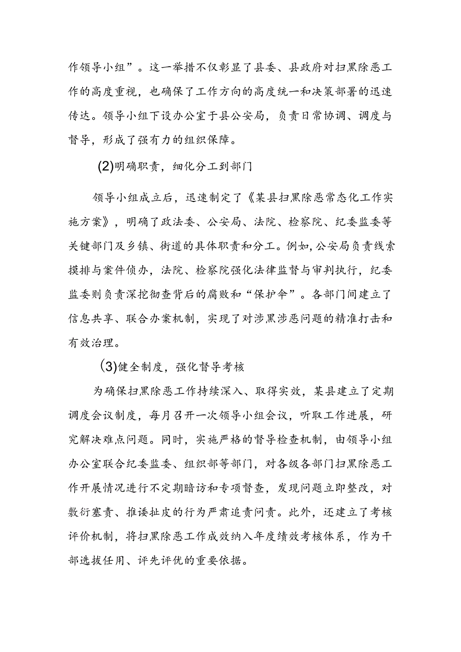 某县常态化开展扫黑除恶斗争巩固专项斗争成果的具体举措.docx_第3页