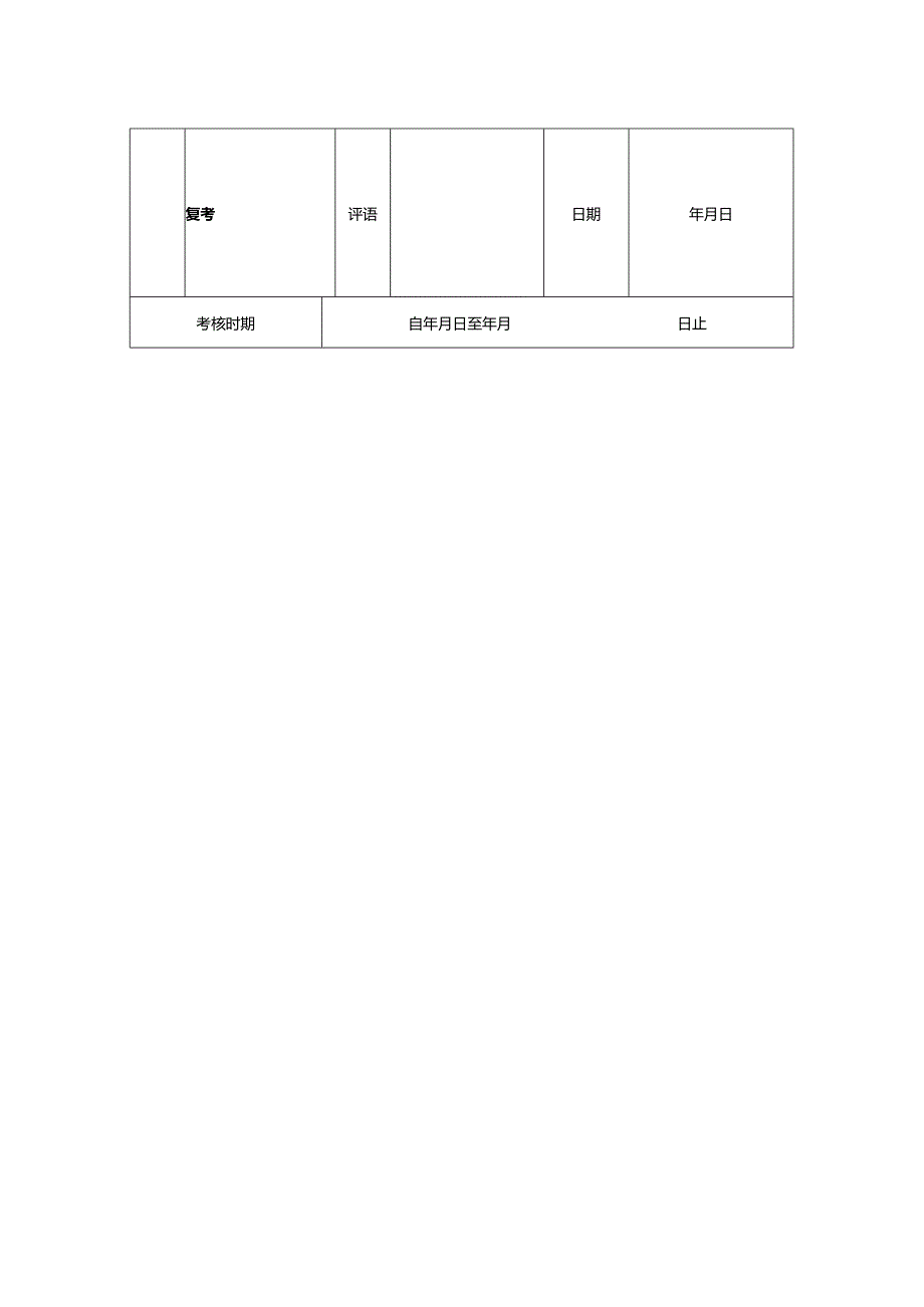 企业经营人力资源管理员工考核表.docx_第2页