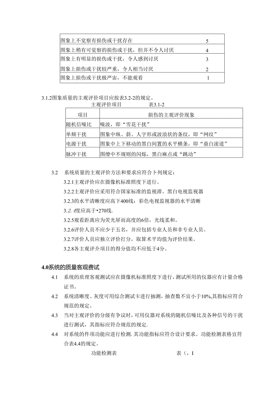 房地产公司项目闭路监控电视系统验收标准.docx_第3页