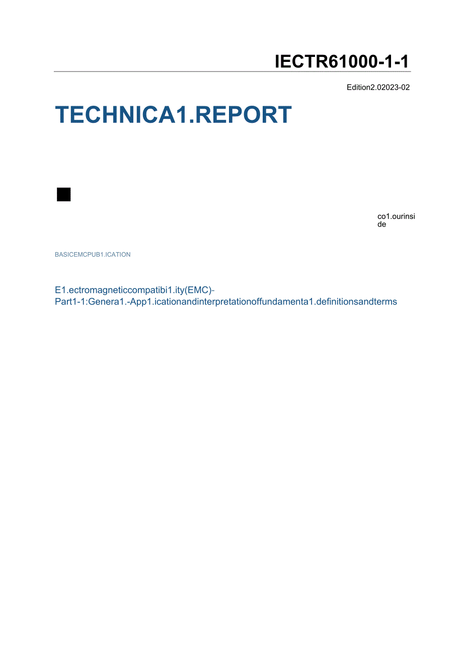 IEC TR 61000-1-1-2023.docx_第1页