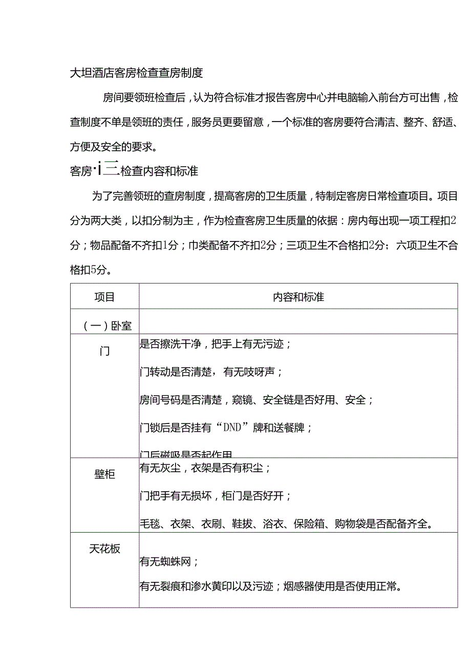 大型酒店客房检查查房制度.docx_第1页