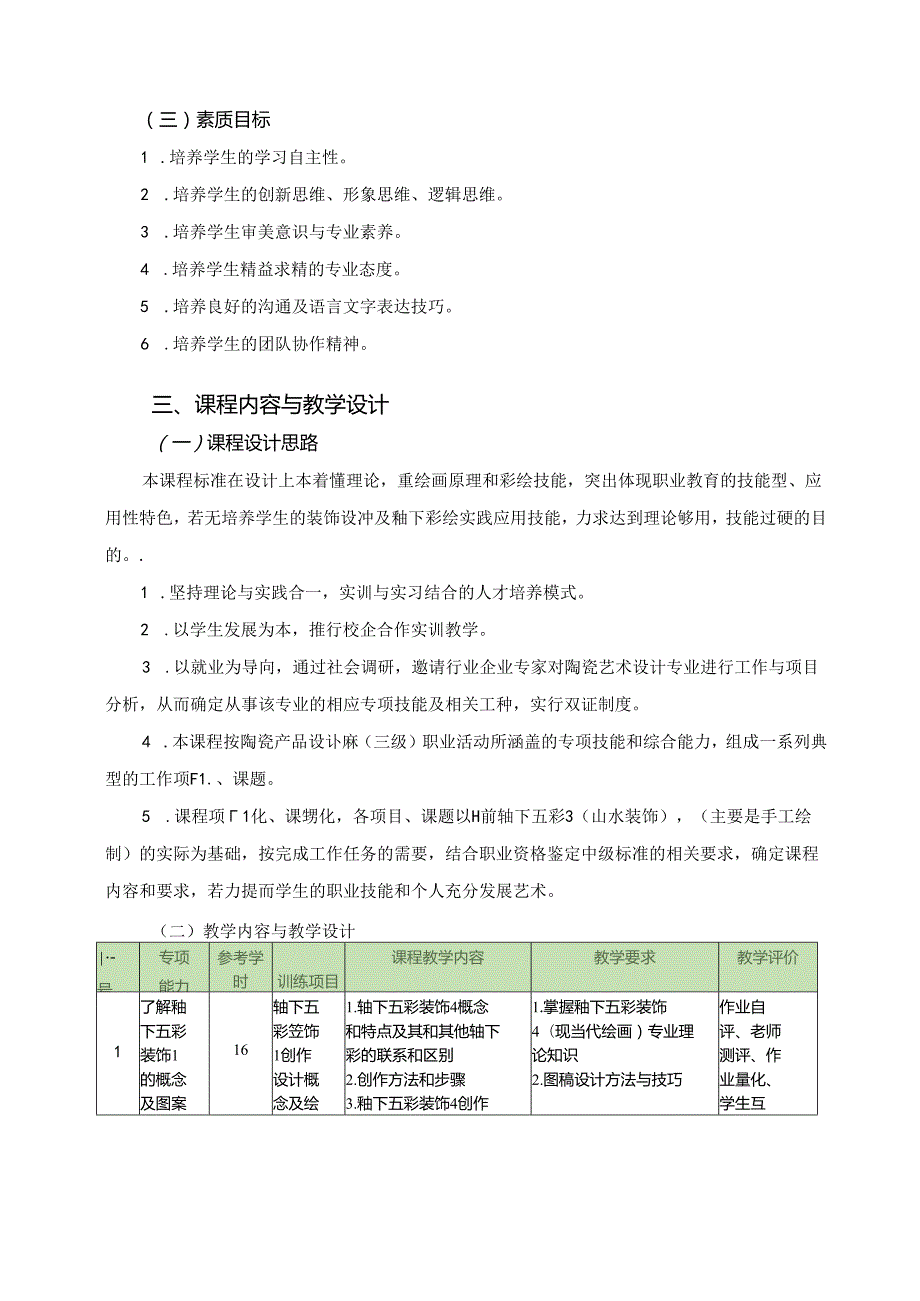 《釉下五彩装饰4》课程标准.docx_第2页