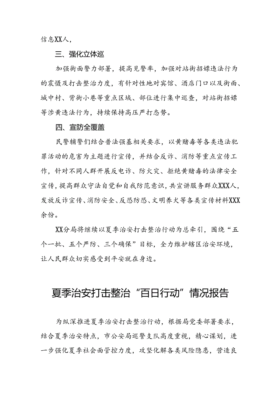 派出所2024年夏季治安打击整治专项工作总结8篇.docx_第2页