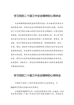 党员学习党的二十届三中全会精神的心得感悟汇编42篇.docx