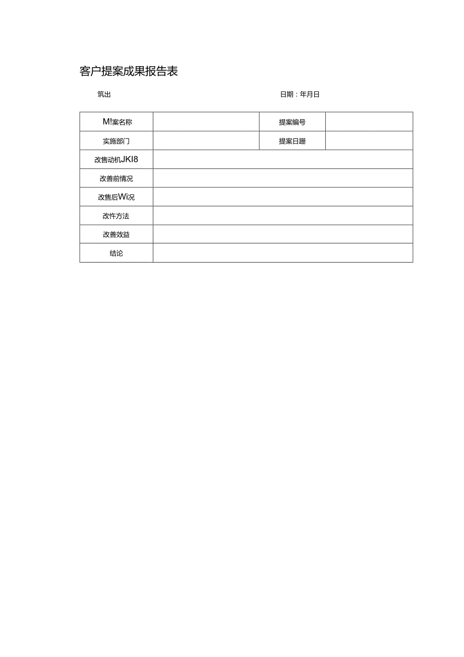 客户提案成果报告表.docx_第1页