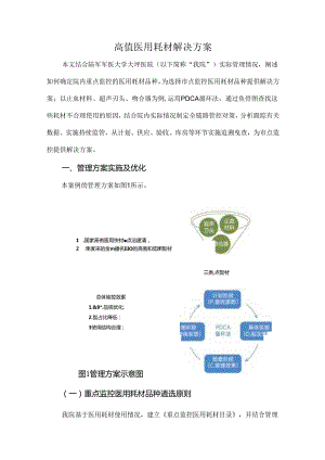 高值医用耗材解决方案.docx