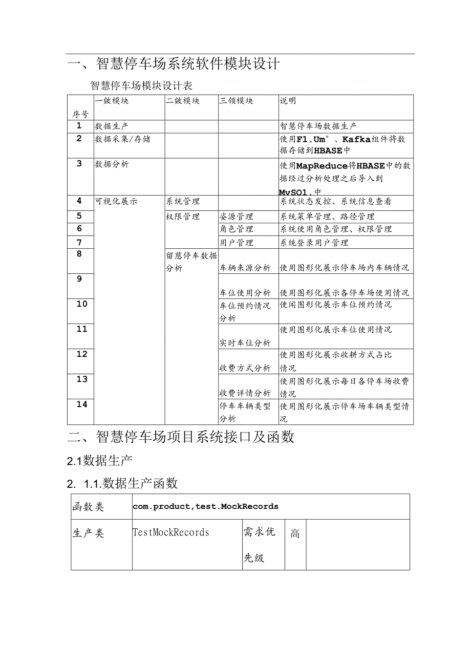 智慧停车项目详细设计说明书.docx_第2页