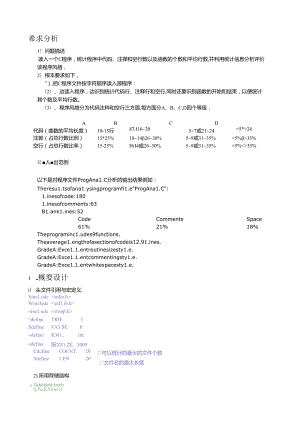 统计程序中各种代码行数的课程设计.docx