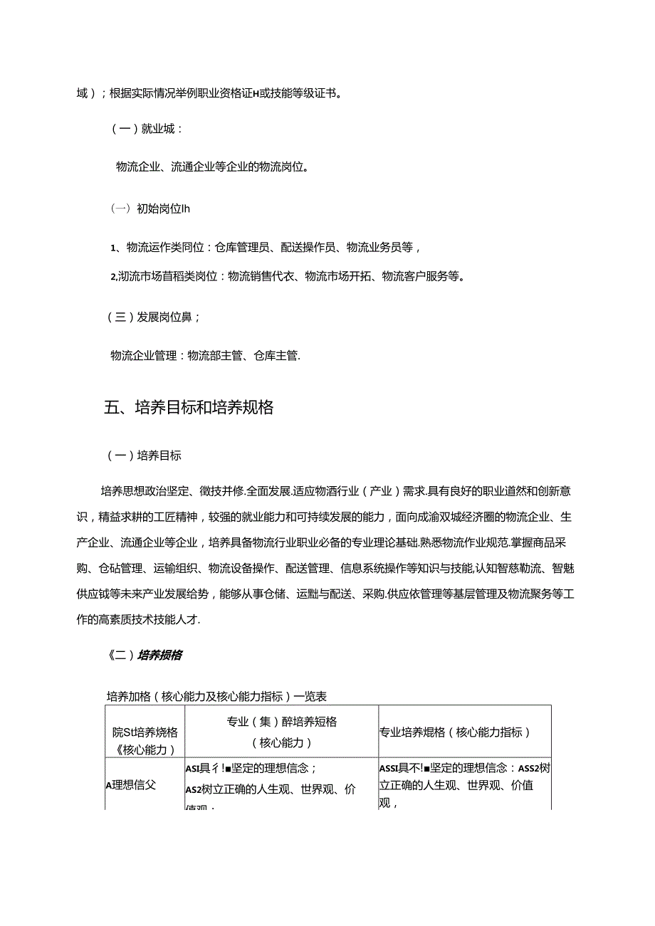 职业技术学院高职物流管理专业人才培养方案.docx_第3页