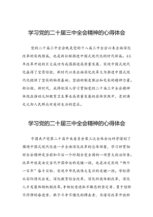 (精选)学习党的二十届三中全会精神的心得体会31篇.docx