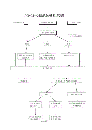 XX乡X镇中心卫生院急诊患者入院流程（2024年）.docx