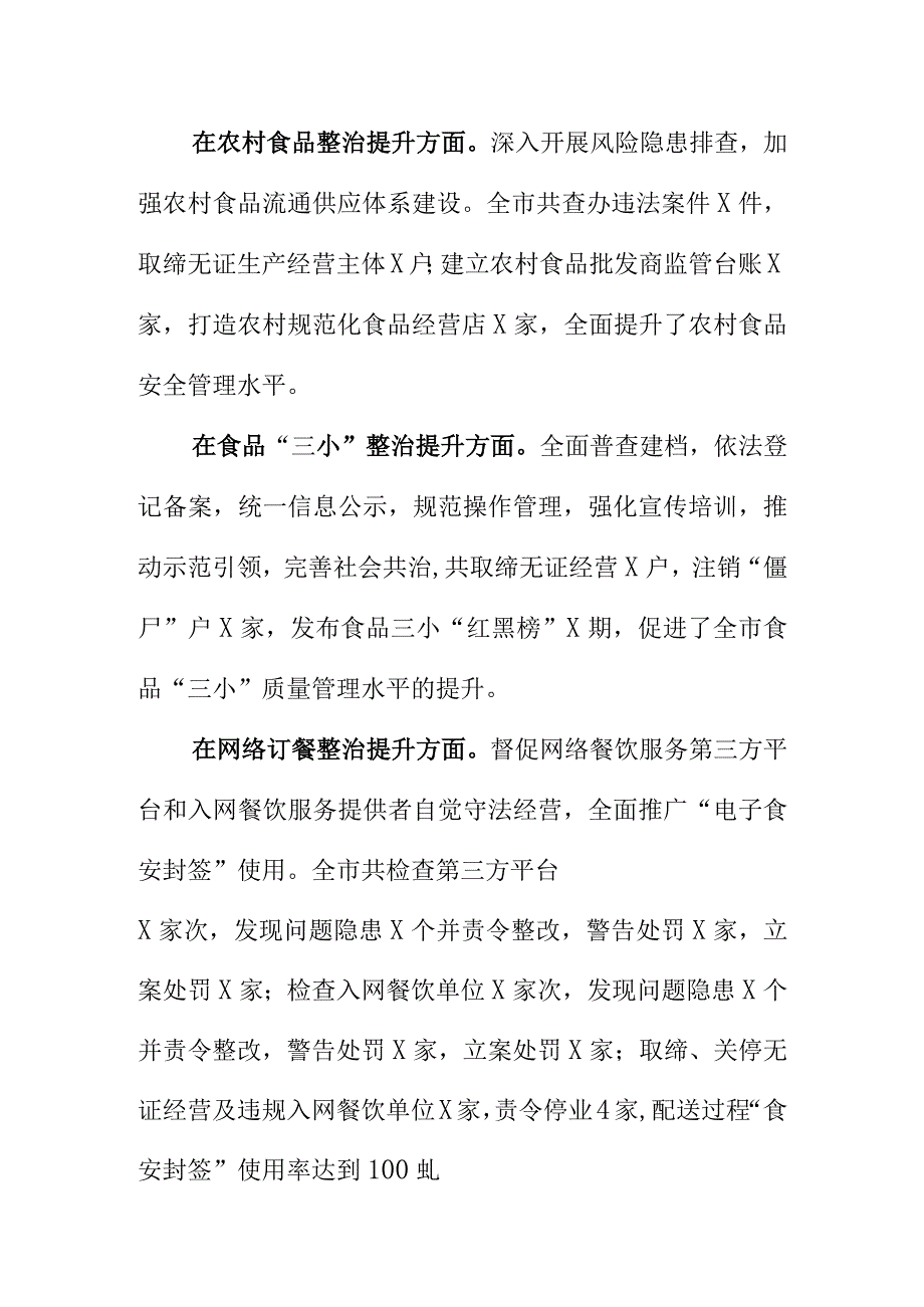 X市召开创建国家食品安全示范城市十大整治提升行动新闻发布会会议纪要.docx_第3页