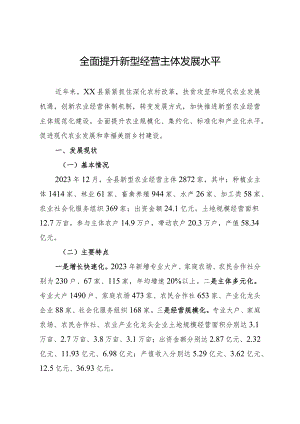 全面提升新型经营主体发展水平.docx