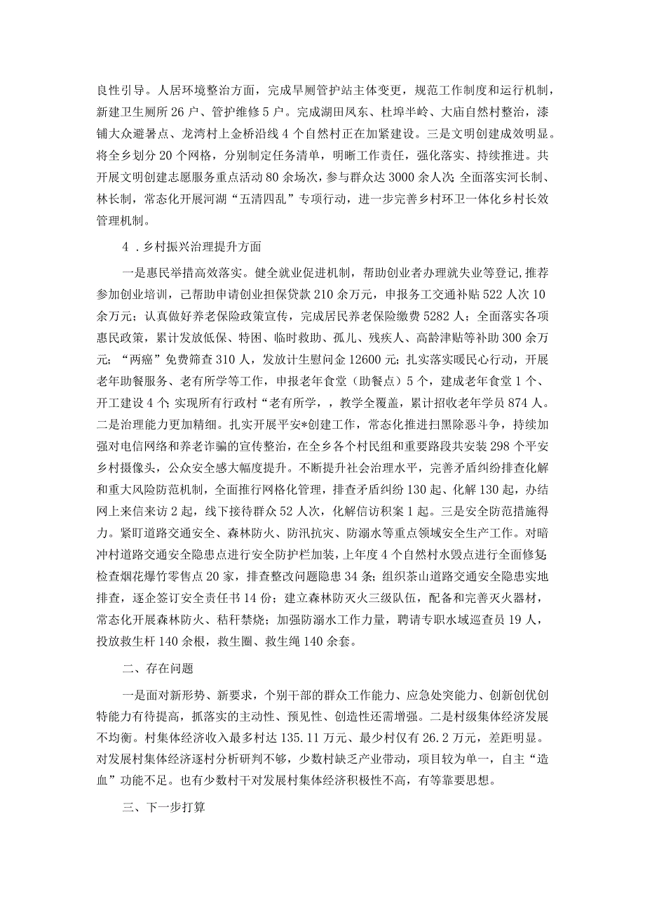 某乡乡村组织振兴实施情况工作报告.docx_第3页