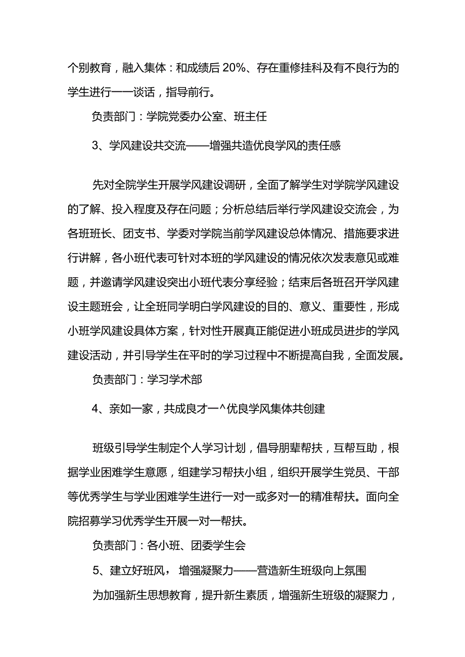 XX学院2022年学风建设活动方案.docx_第2页