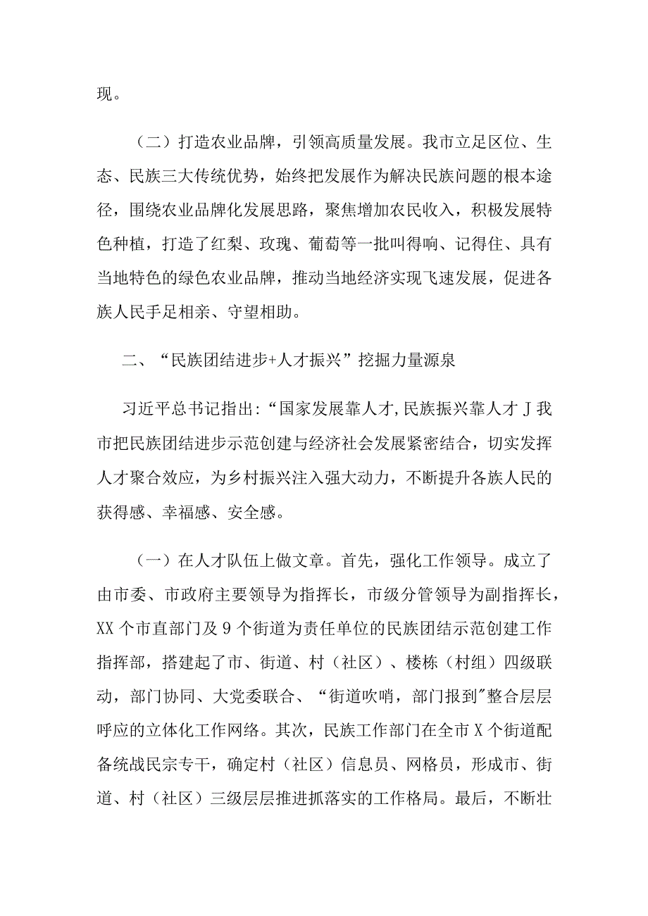 关于民族团结进步工作总结汇报.docx_第2页