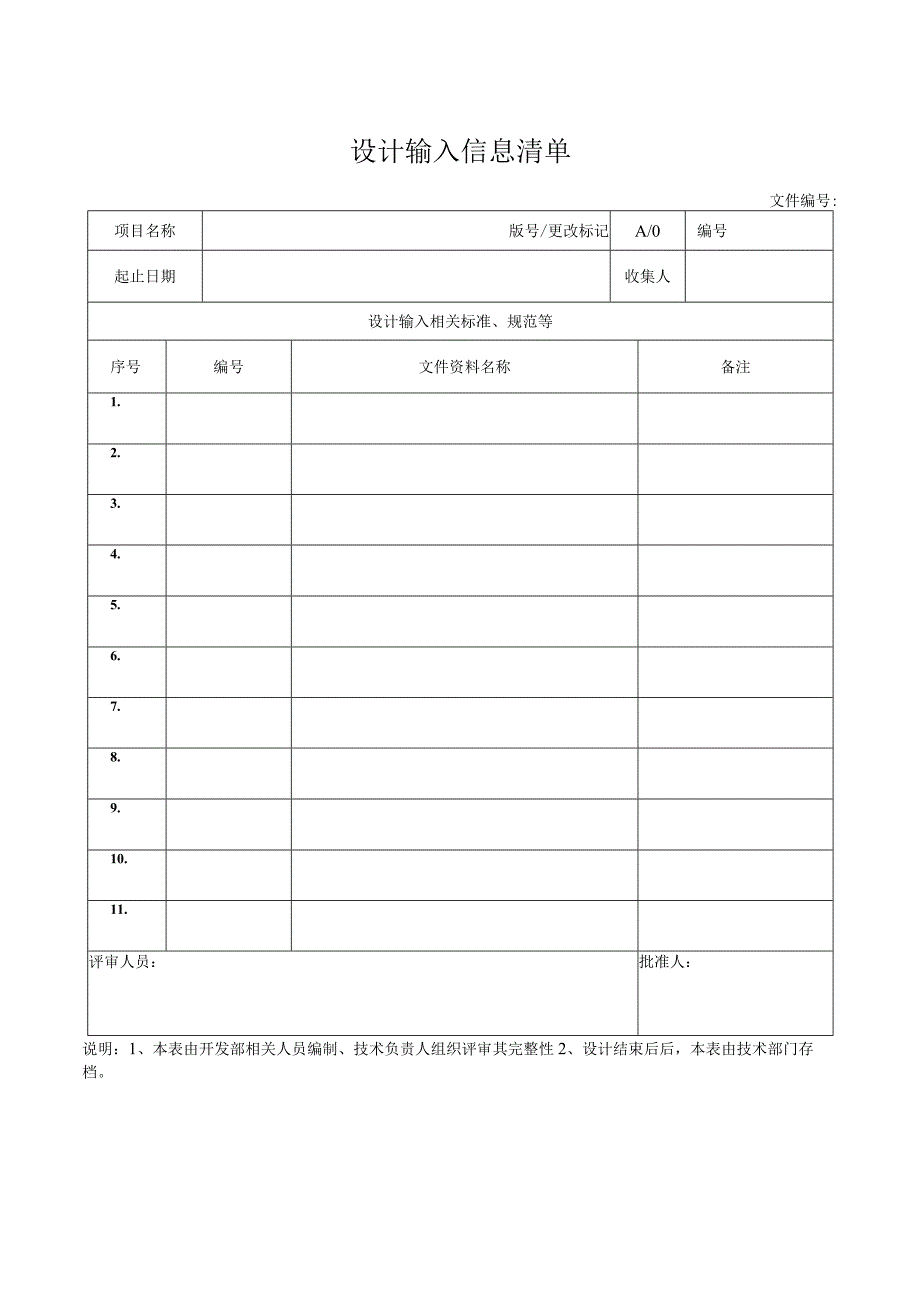 设计输入信息清单.docx_第1页