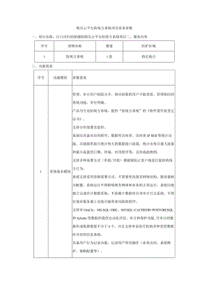 购买云平台防统方系统项目需求参数.docx