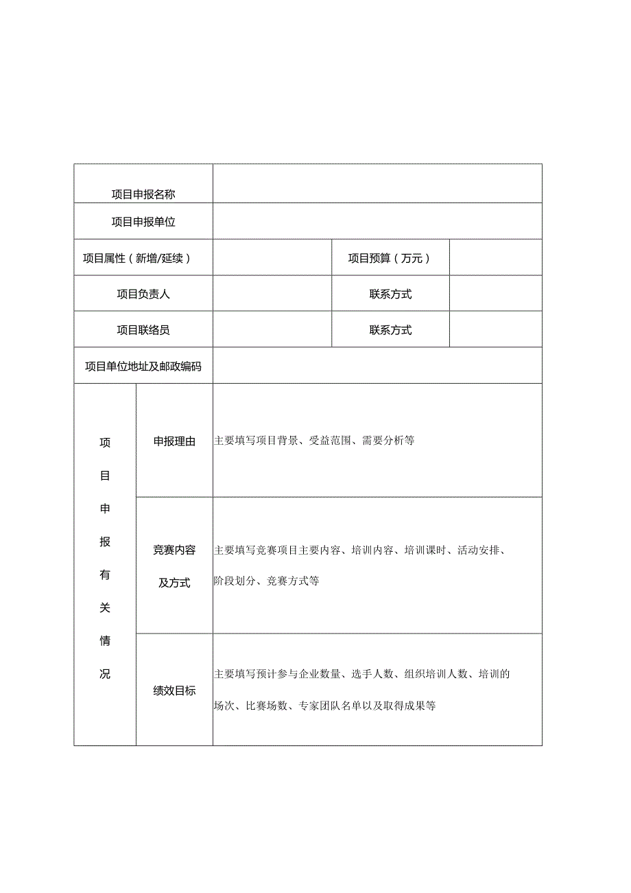 北京市第十四届商业服务业技能大赛活动竞赛项目申报书.docx_第3页