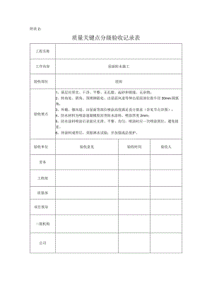 建筑工地关键工序、节点分级验收记录表.docx