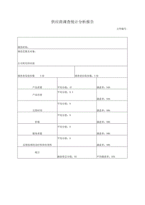 供应商调查统计分析报告.docx