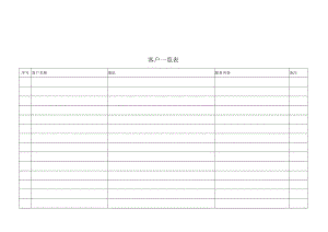 客户一览表.docx