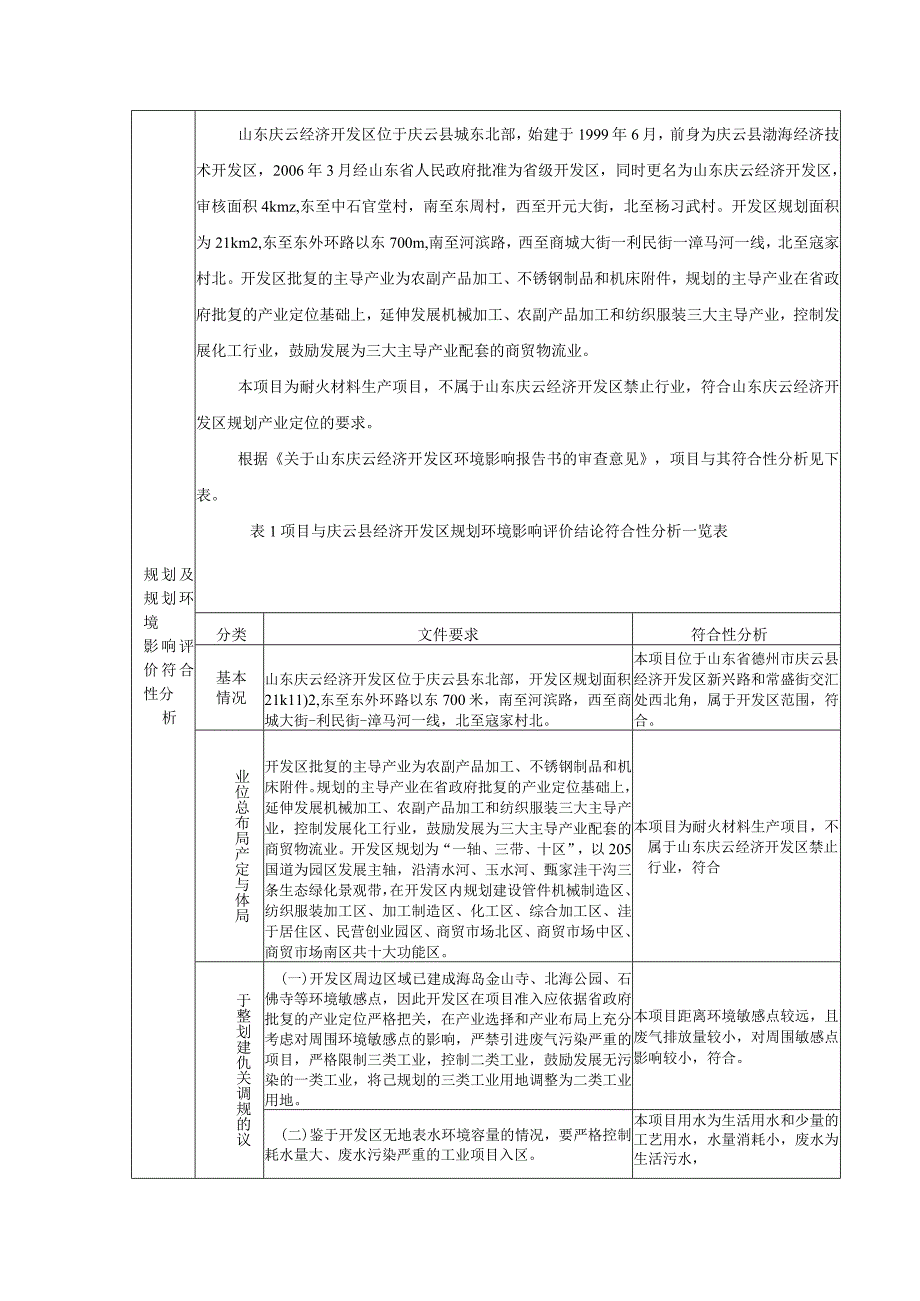 新建年产2000吨耐火材料混合料项目环评报告表.docx_第2页