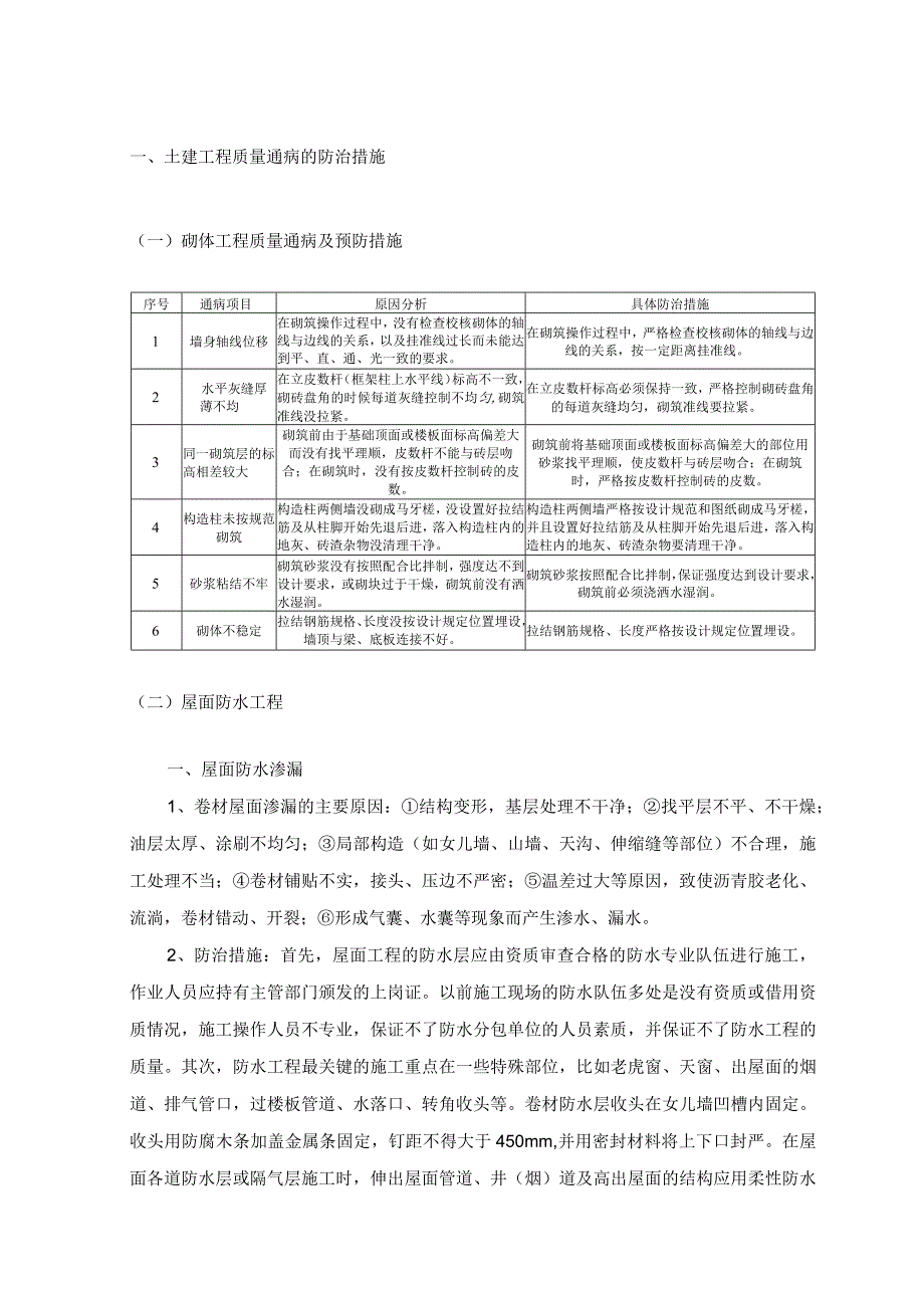 土建工程质量通病的防治措施.docx_第1页