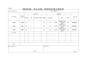 阴保09 辅助阳极、参比电极、绝缘保护器安装检查.docx