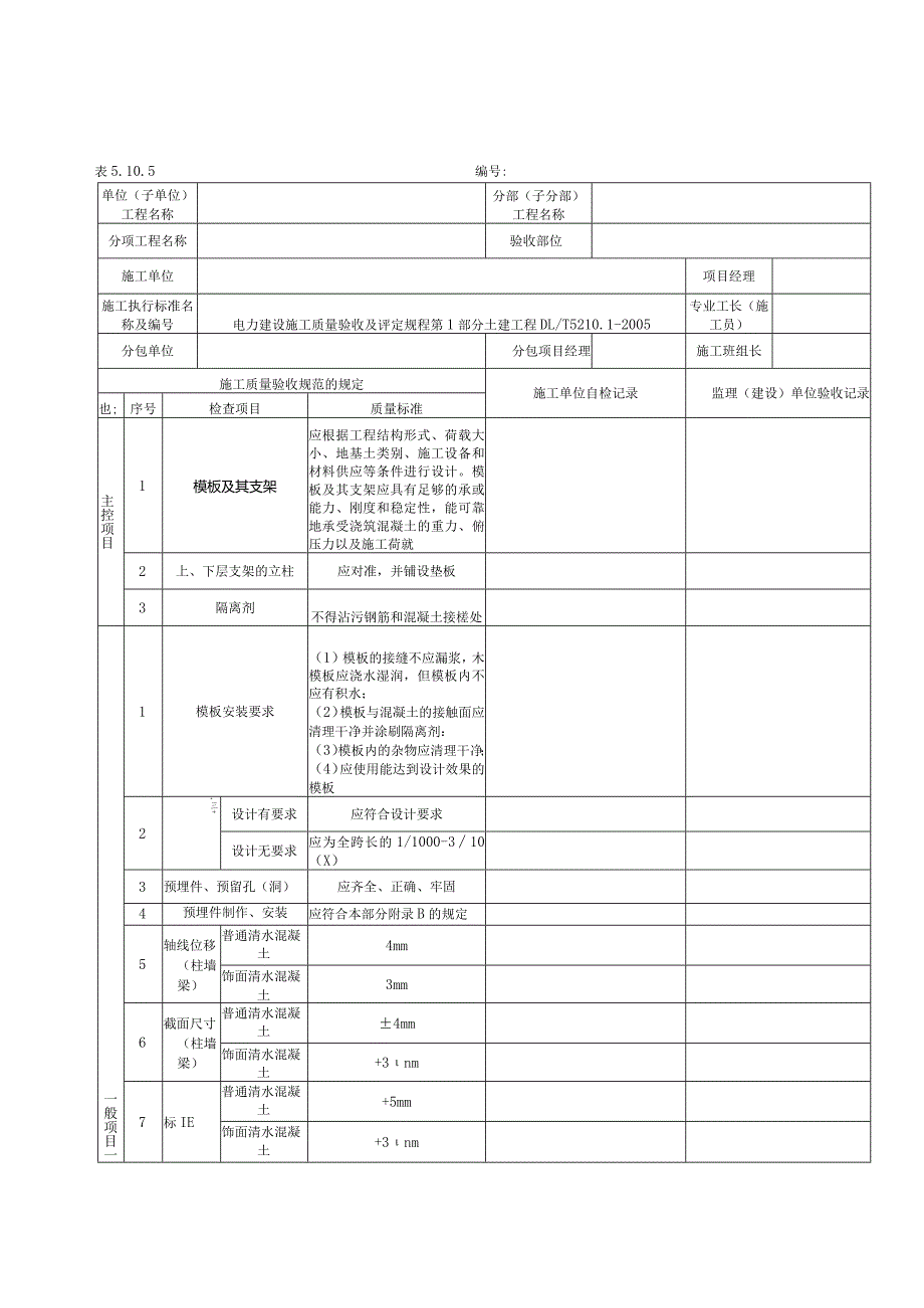 5.10.5预应力灌浆及封锚检验批质量验收记录.docx_第1页