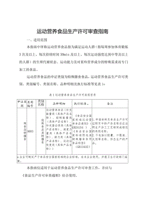 运动营养食品生产许可审查指南.docx