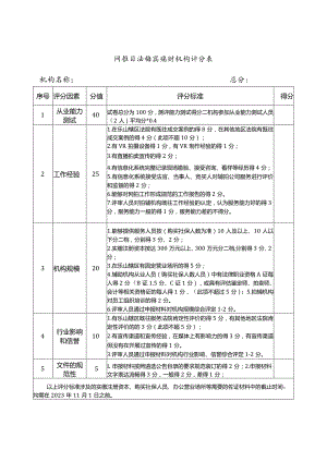 网络司法拍卖辅助机构评分表机构名称总分.docx