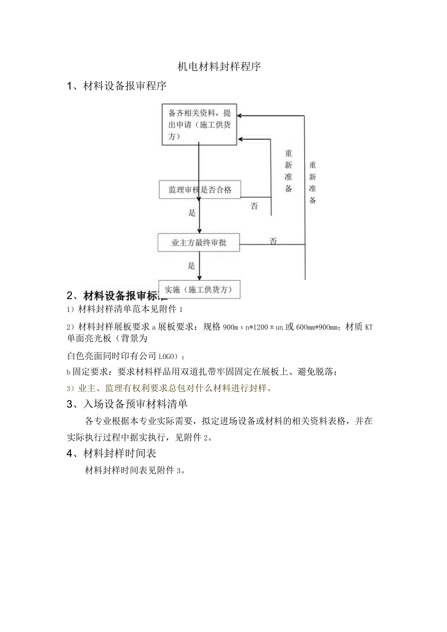 6.机电材料封样程序.docx_第1页