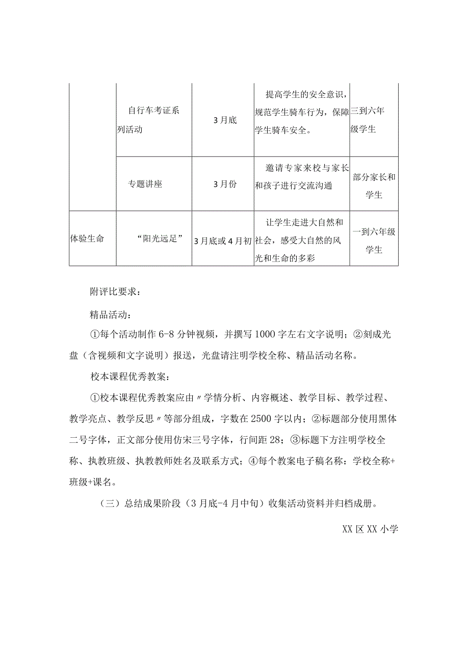 xxx小学生命教育周活动方案范文.docx_第3页