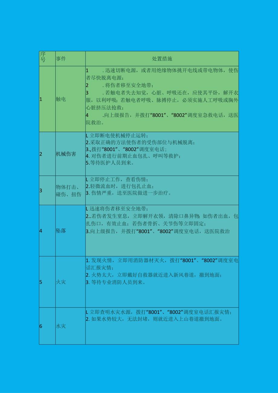 XX煤矿公司应急处置卡.docx_第3页