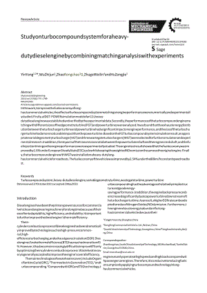 Studyonturbocompoundsystemforaheavy-dutydieselenginebycombiningmatchinganalysiswithexperiments.docx