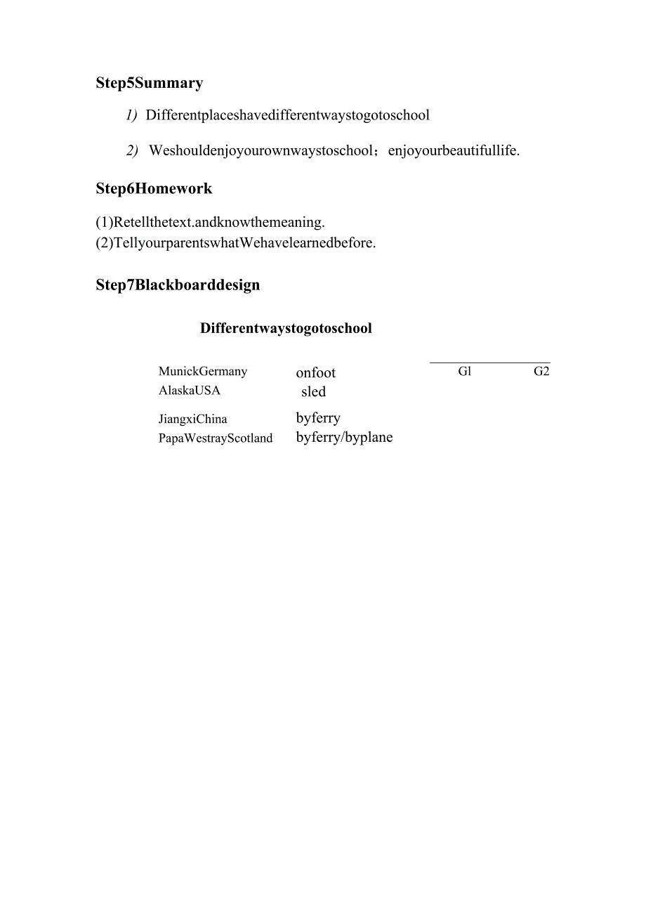 7-小学-differentwaystogotoschool-简案.docx_第3页