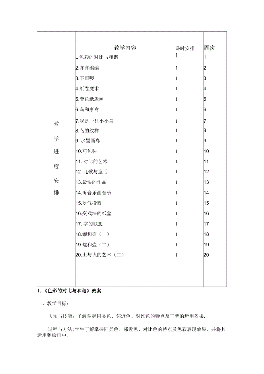 【31页精品】苏少版四年级下册美术教案(最新).docx_第3页