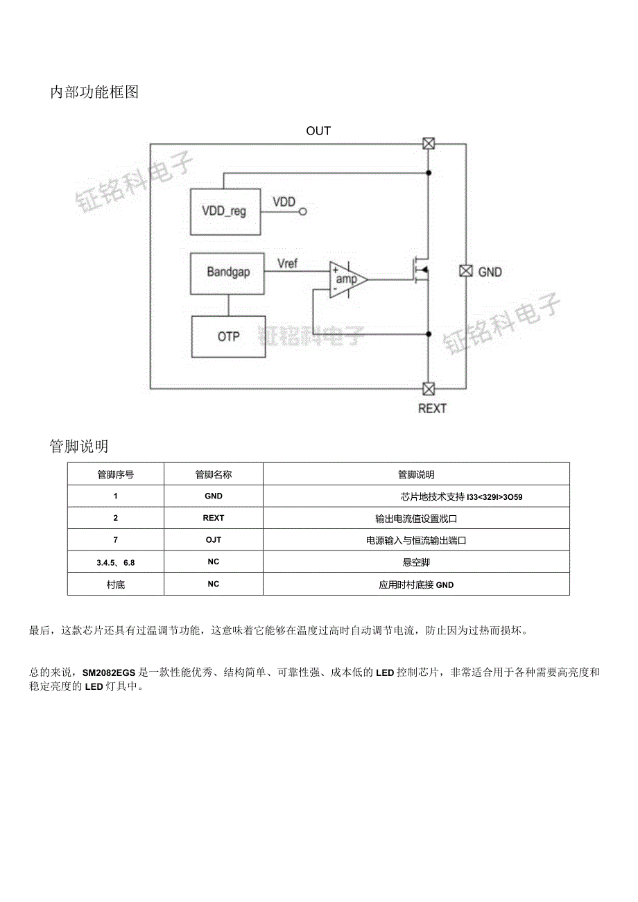 led灯泡芯片推荐：SM2082EGS电流可达100mA.docx_第2页