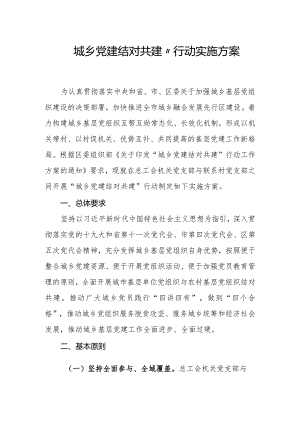 “城乡党建结对共建”行动实施方案.docx