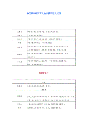 中国数字经济百人会主要领导及成员.docx