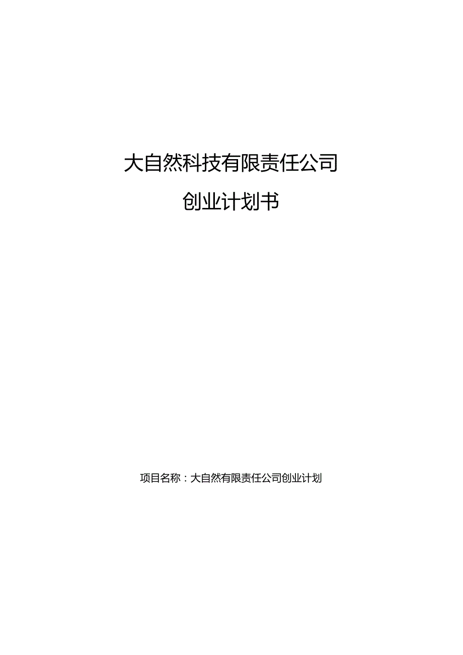 便携式空气净化器创业计划书.docx_第1页