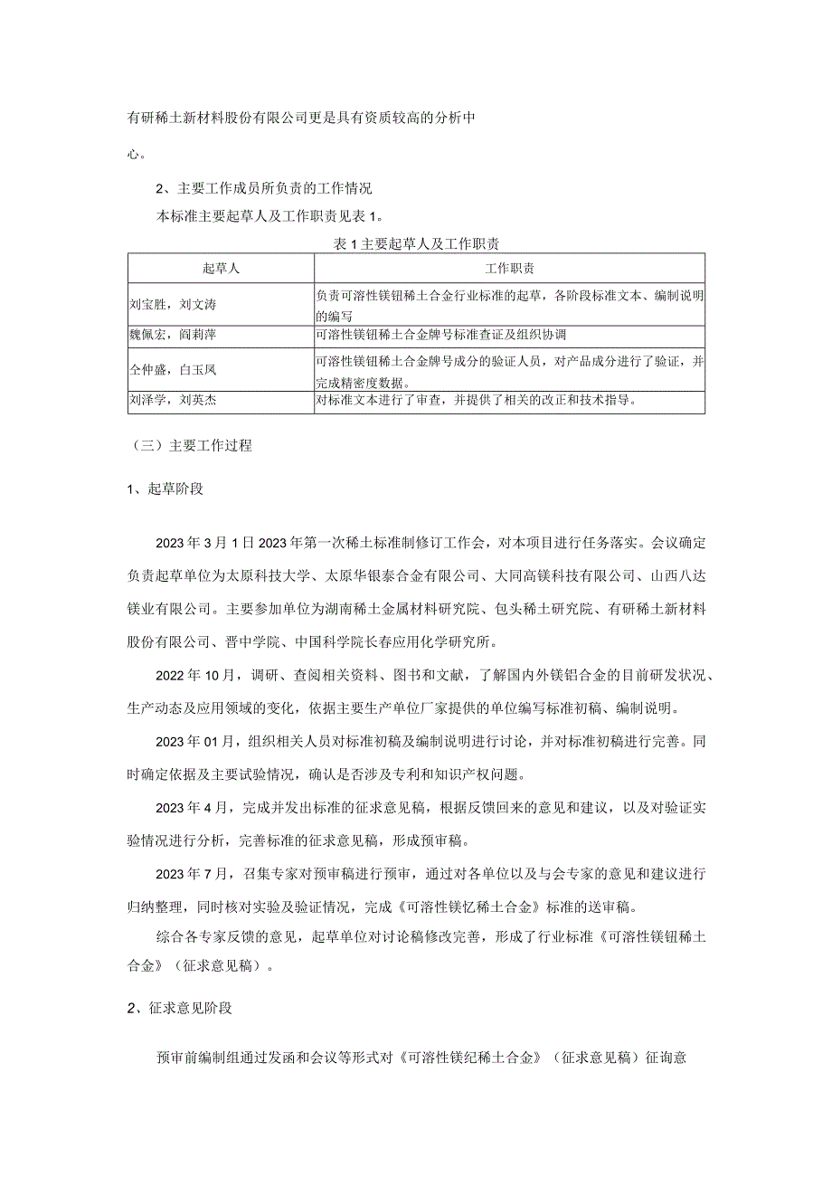 可溶性镁钇稀土合金编制说明.docx_第2页