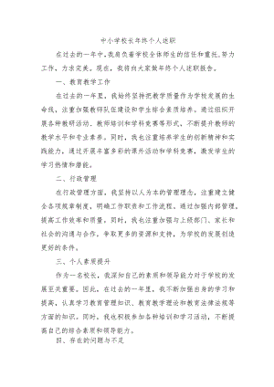 中小学校长年终个人述职.docx