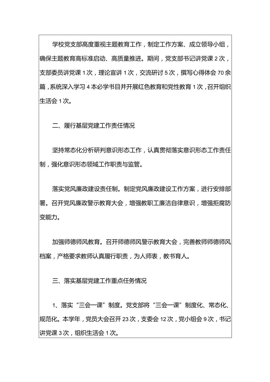 中小学党支部党建工作总结（最新版）.docx_第2页