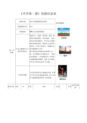 信息技术应用能力提升工程2.0之A2-2数字教育资源获取与评价《开学第一课》资源信息表.docx