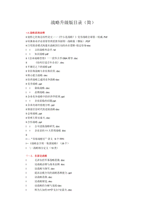 战略升级版目录（简）.docx