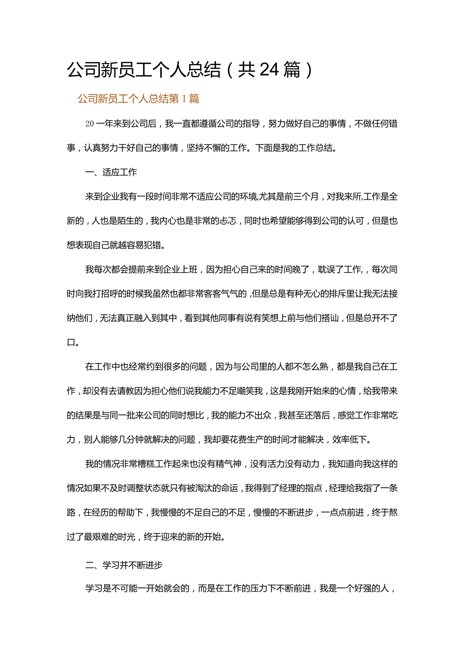 公司新员工个人总结.docx_第1页