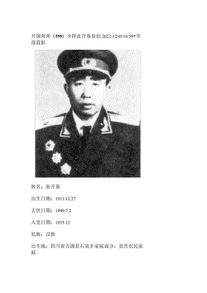 开国将帅（599）少将张开基.docx