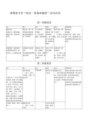 幼儿园暑期夏令营课程表2023.docx